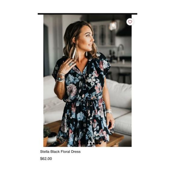 🆕✨AAKAA✨FLORAL SHEER MINI DRESS - Picture 7 of 7